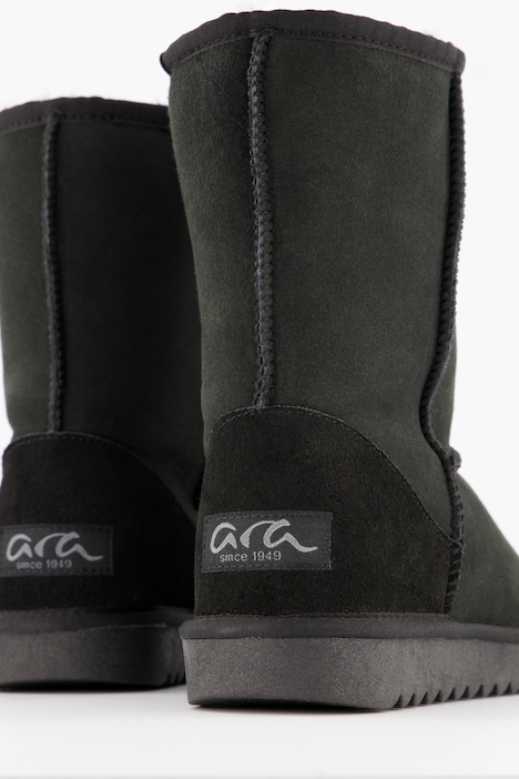 ara Lammfell-Boots, Veloursleder, Weite H
