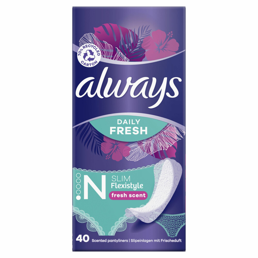Always Inlegkruisjes Fresh Flexistyle40 stuks