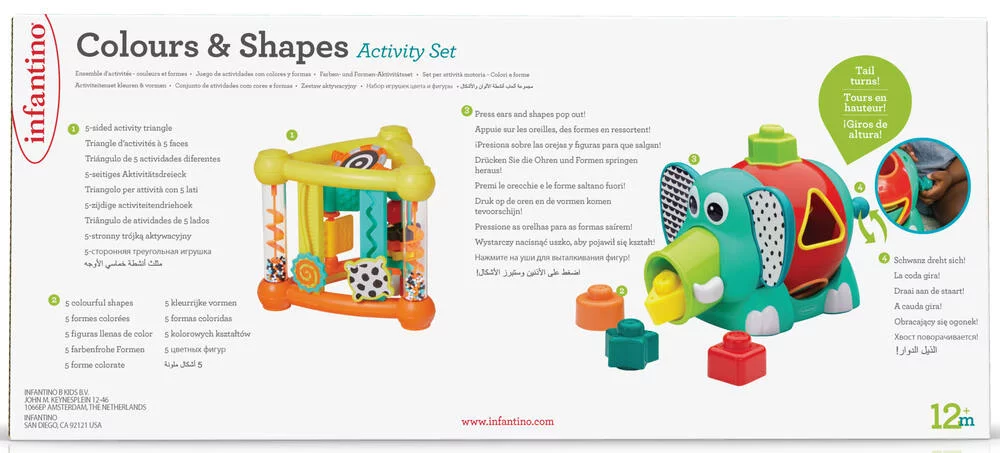 SENSORY EVEIL - JEU D'ACTIVITES COULEURS ET FORMES
