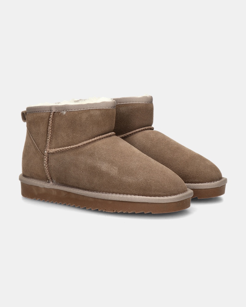 PS Poelman Gevoerde boots  - bruin