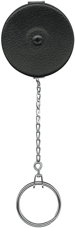 Rieffel Key-Bak Schlüsselanhänger mit Gürtelclip und Kette, schwarz