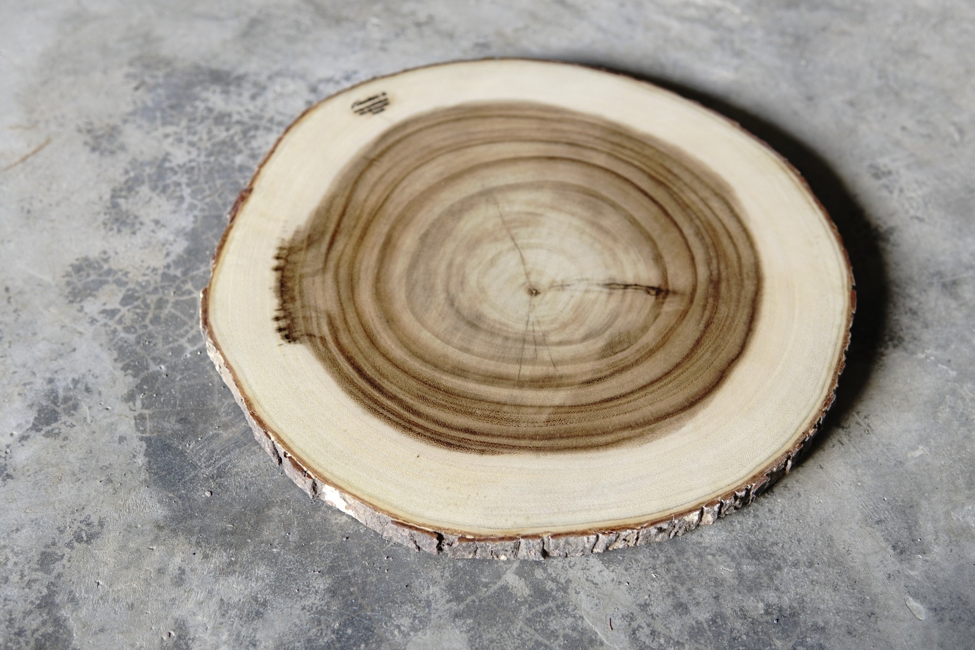 Tischset 'Baumstamm', natur, Ø 37-39 cm, H 2 cm zu 32,00