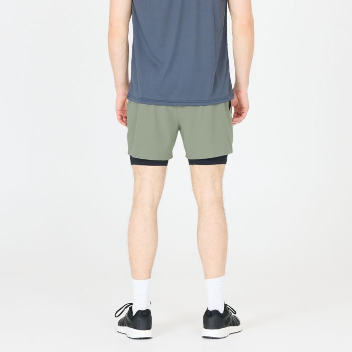 Endurance Herre Shorts Kros 2in1 Shorts Grøn