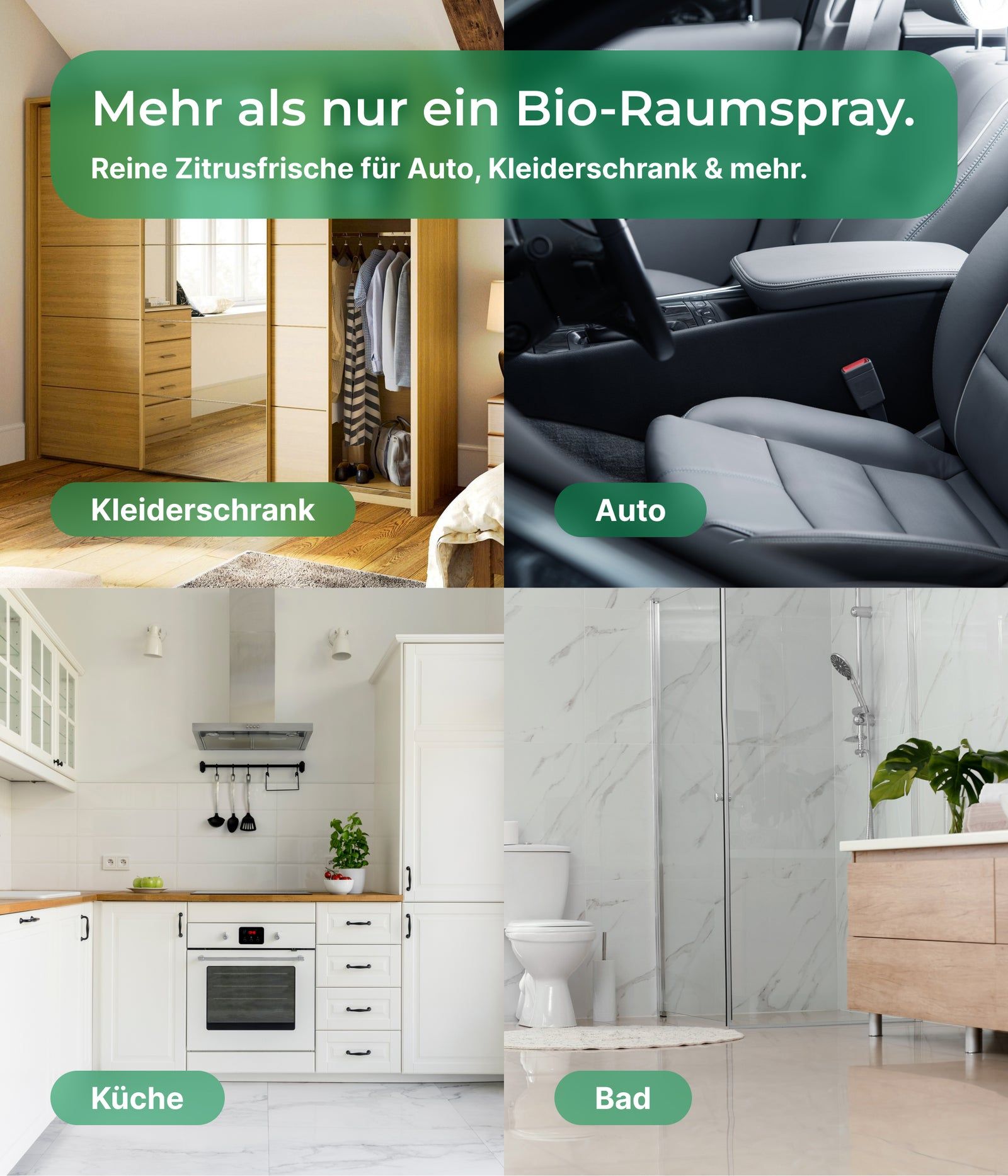 Emma Grün® Zitrus Raumspray & Kissenspray Bio