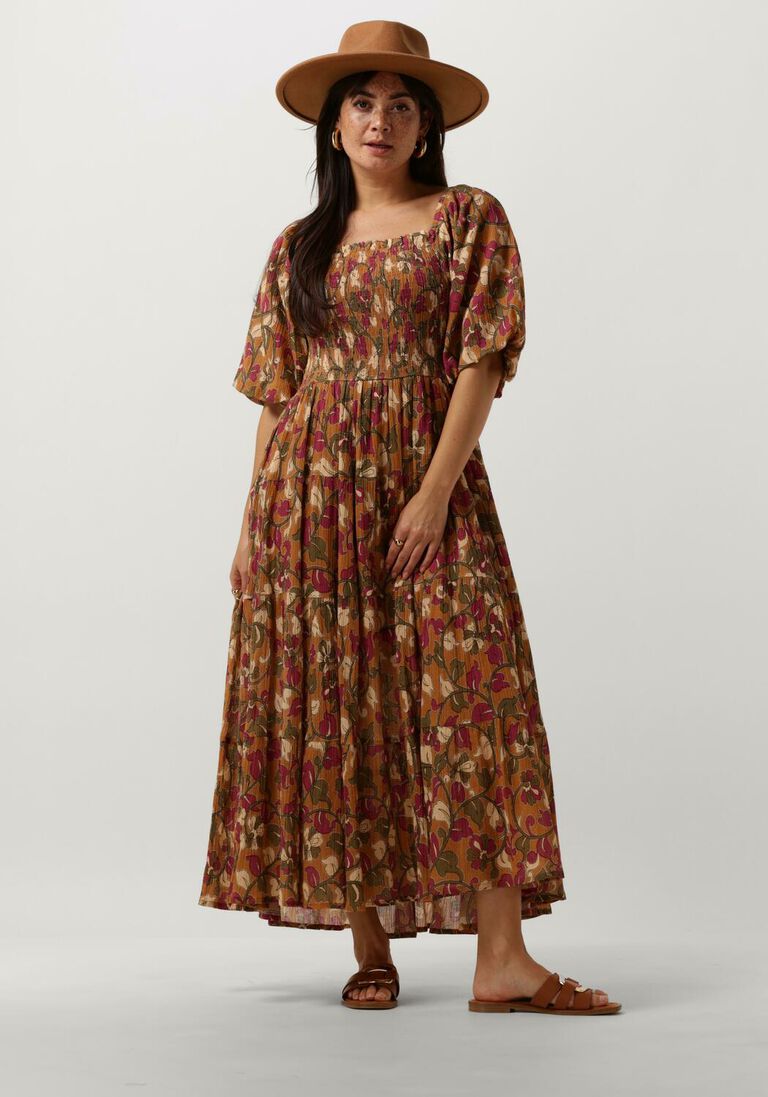 LOUIZON beige louizon maxi jurk byouti