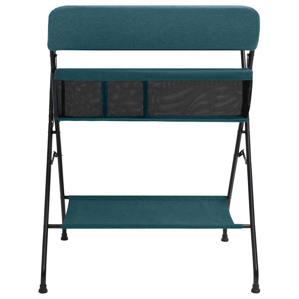 vidaXL Verschoontafel Groen IJzer