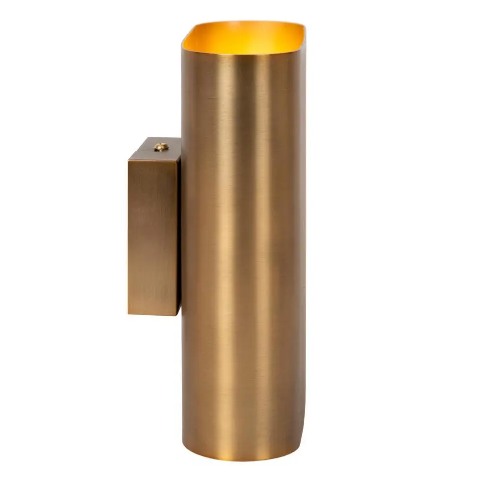 Lucide OVALIS Wandlamp - Mat Goud / Messing
