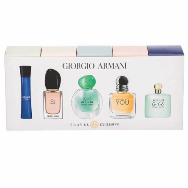 Coffret Miniatures 5 parfums femme GIORGIO ARMANI