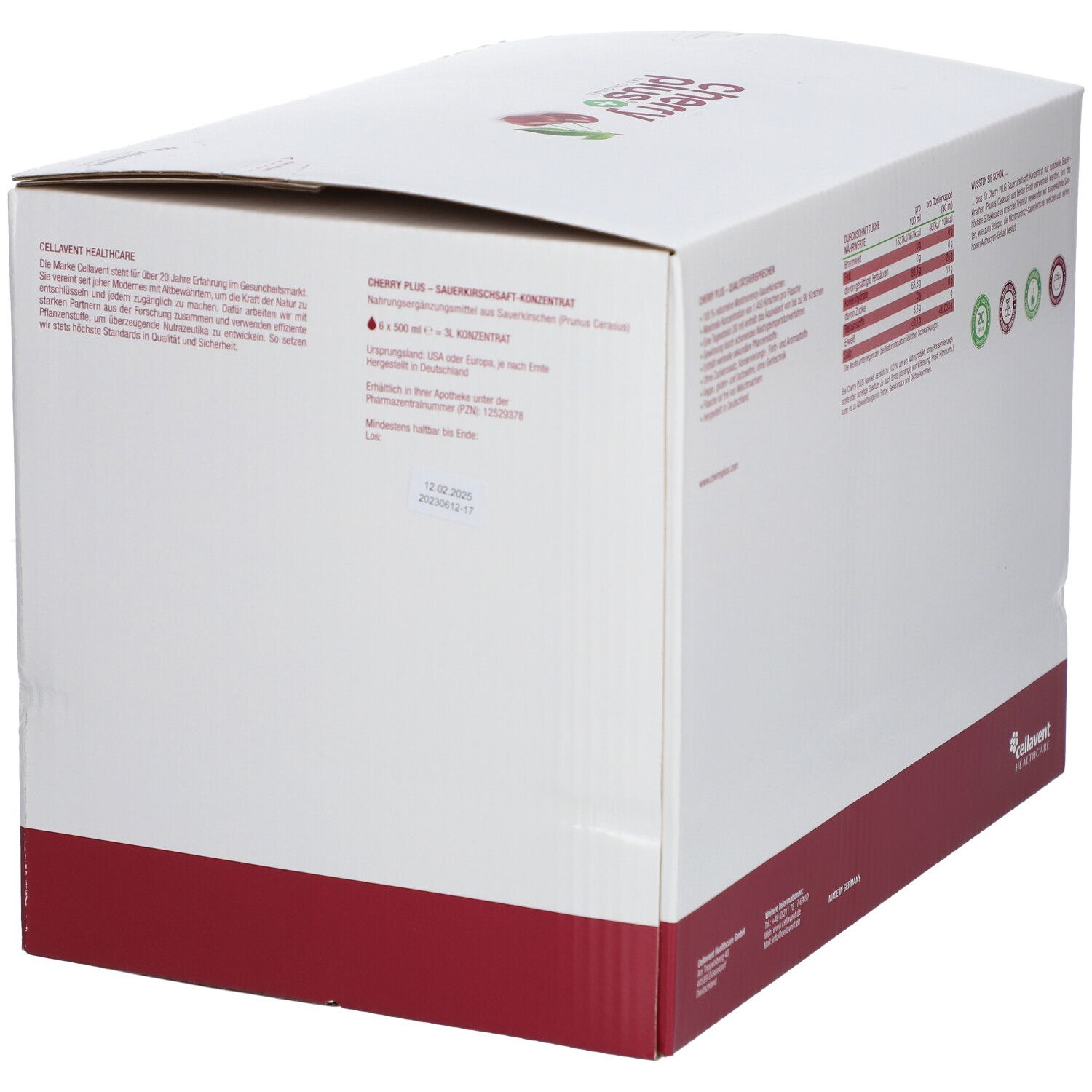 CHERRY PLUS® - Montmorency-Sauerkirsch-Konzentrat