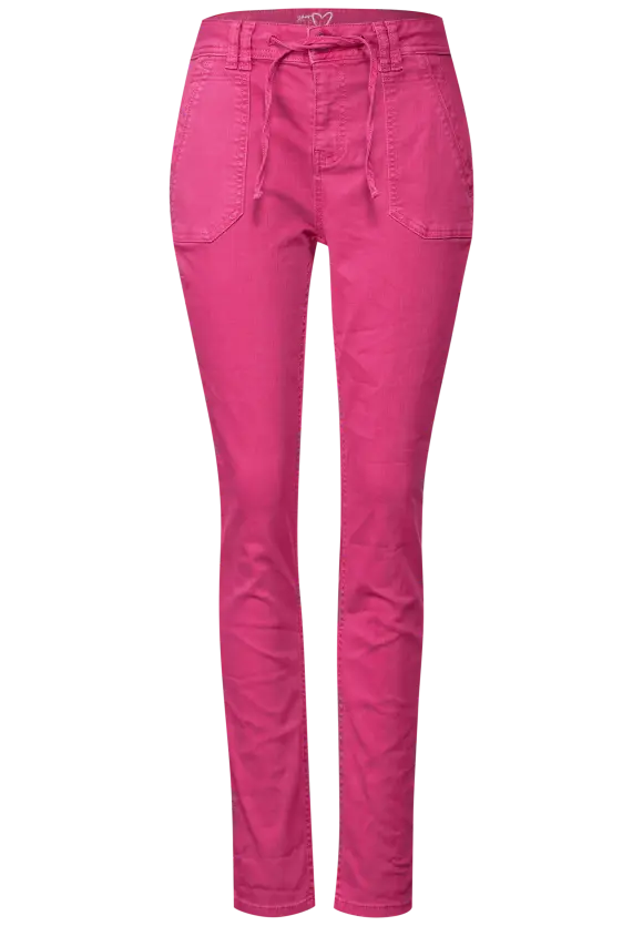Loose Fit Jeans - tamed rose washed