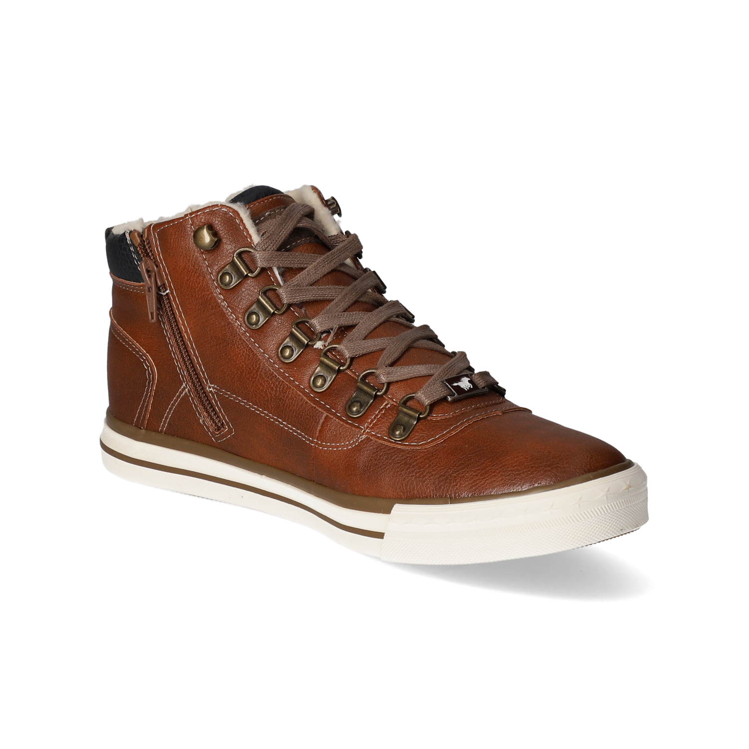 Mustang High Sneaker - cognac