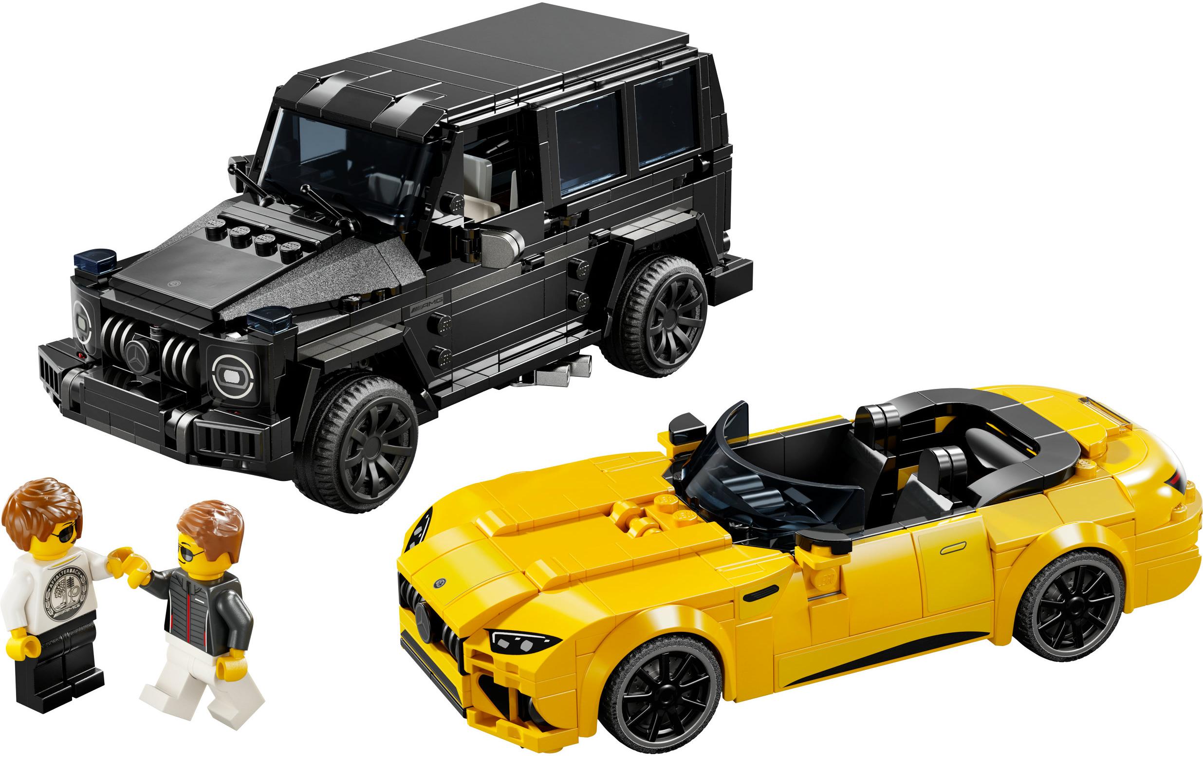 Speed Champions Mercedes-AMG G 63 & Mercedes-AMG SL 63 76924Spielzeugautos zum Bauen, Spielen und Ausstellen