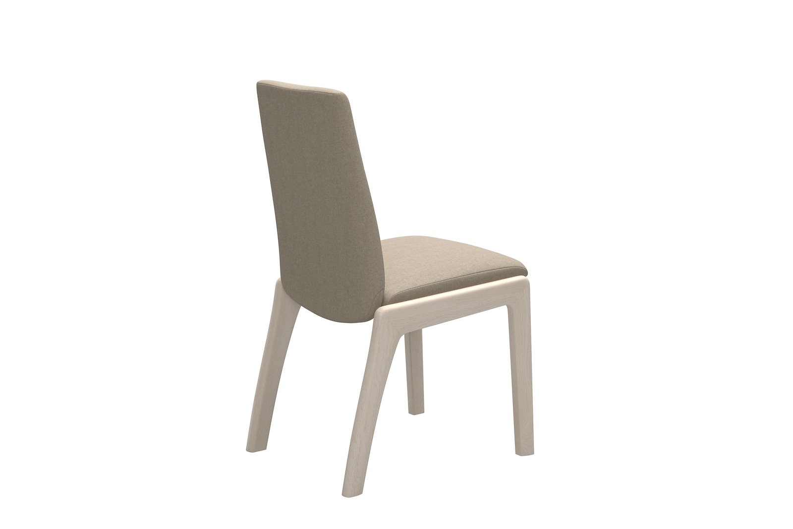 Chilli spisestol Tekstil Calido - Light Beige - Whitewash