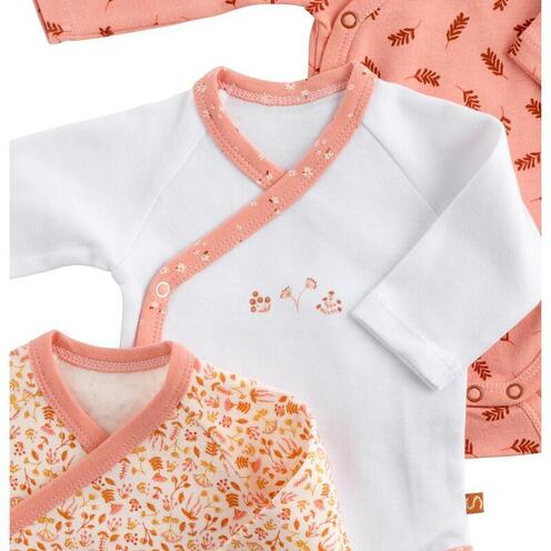 Lot de 3 Bodies 1 Mois Babywear ESMEE - SAUTHON Baby déco