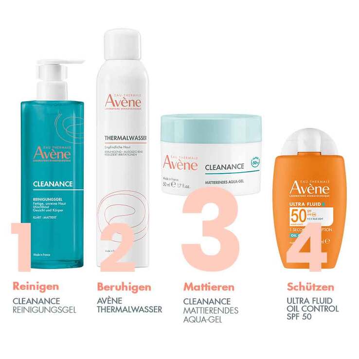 Avene Cleanance mattierendes Aqua-Gel, 50 ml