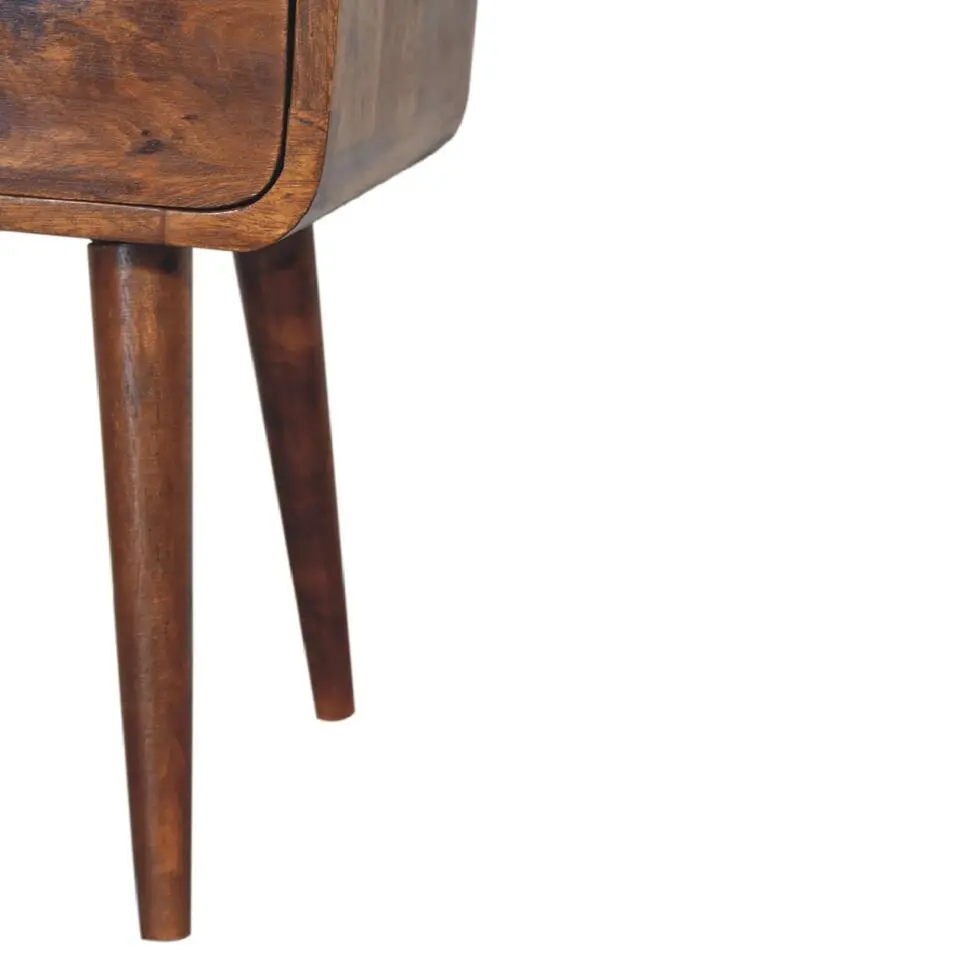 Artisan Furniture Massief Houten Kastanje Nachtkastje