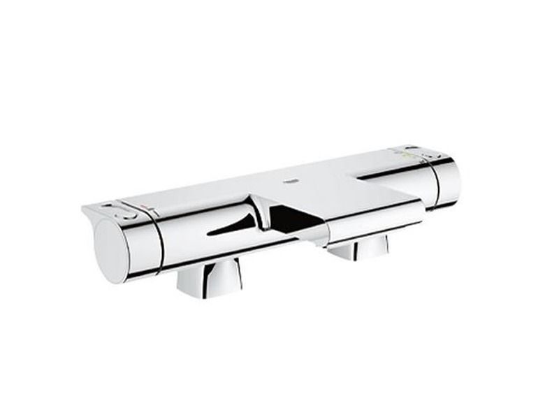 Grohe Grohtherm-2000 badkraan thermostatisch m. staande koppelingen HOH=15cm chroom