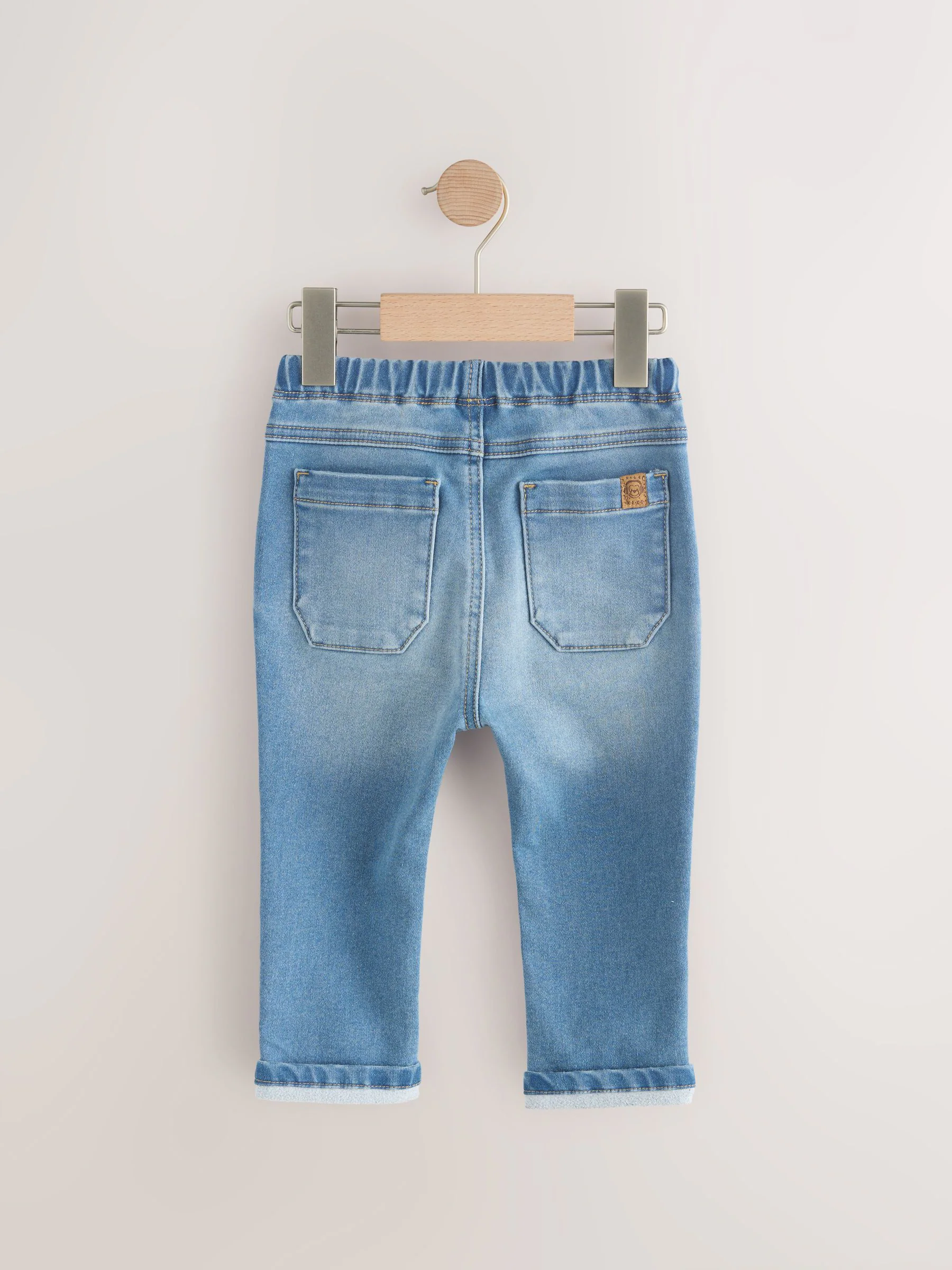 Denim met medium wassing - Superzachte jeans met stretch en elastische taille (3 mnd-7 jr)