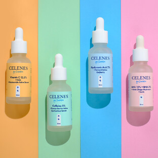 Celenes by Sweden Vitamin C 12,5%   Oats   Niacinamide Active Serum 30ML