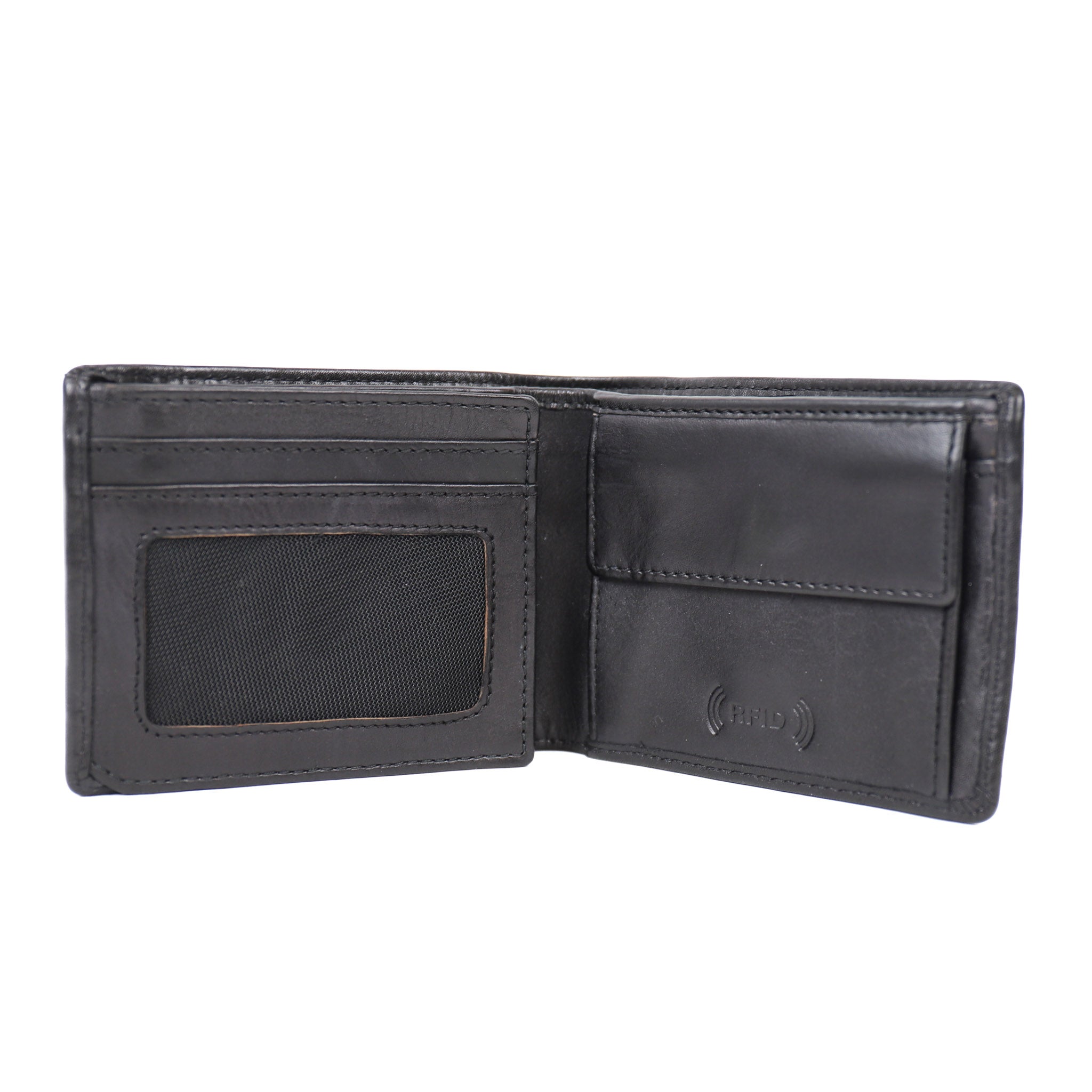 Billfold 'Wesley' zwart Zwart