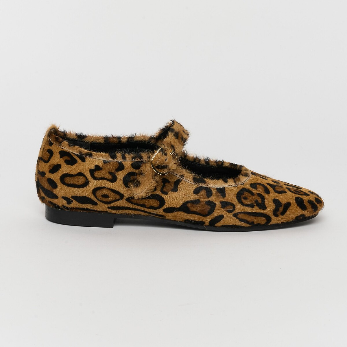 PETITE MENDIGOTE<br>Sapatilhas de ballet com estampa de leopardo CLAUDETTE