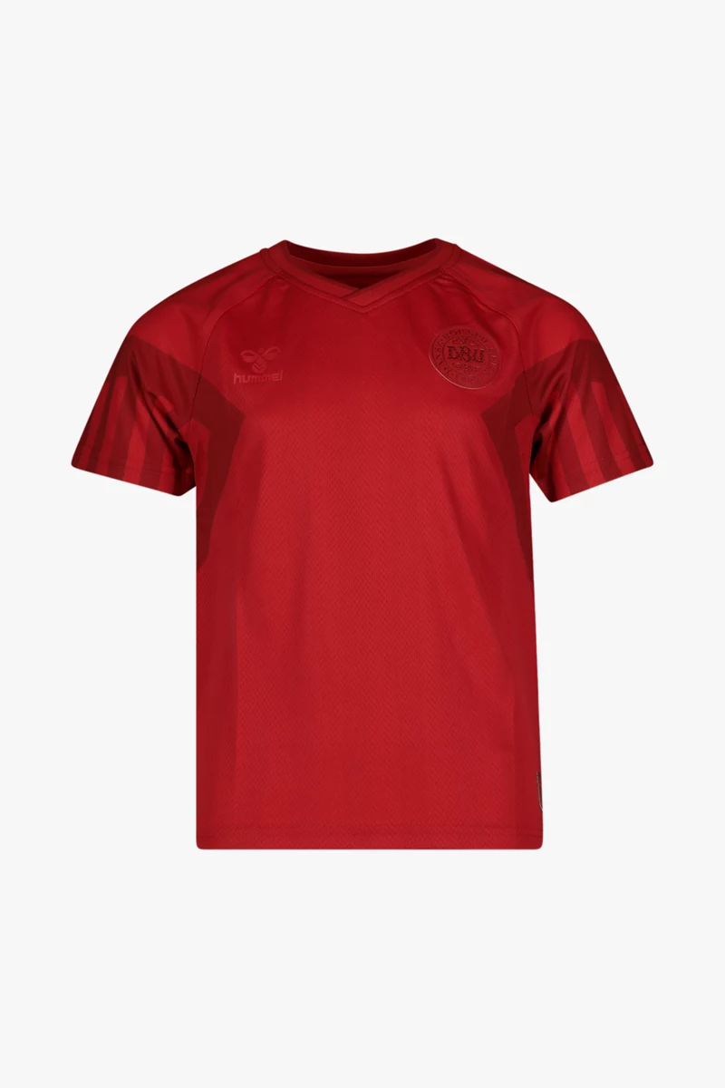 hummel Dänemark Home Replica Kinder Fussballtrikot WM 2022