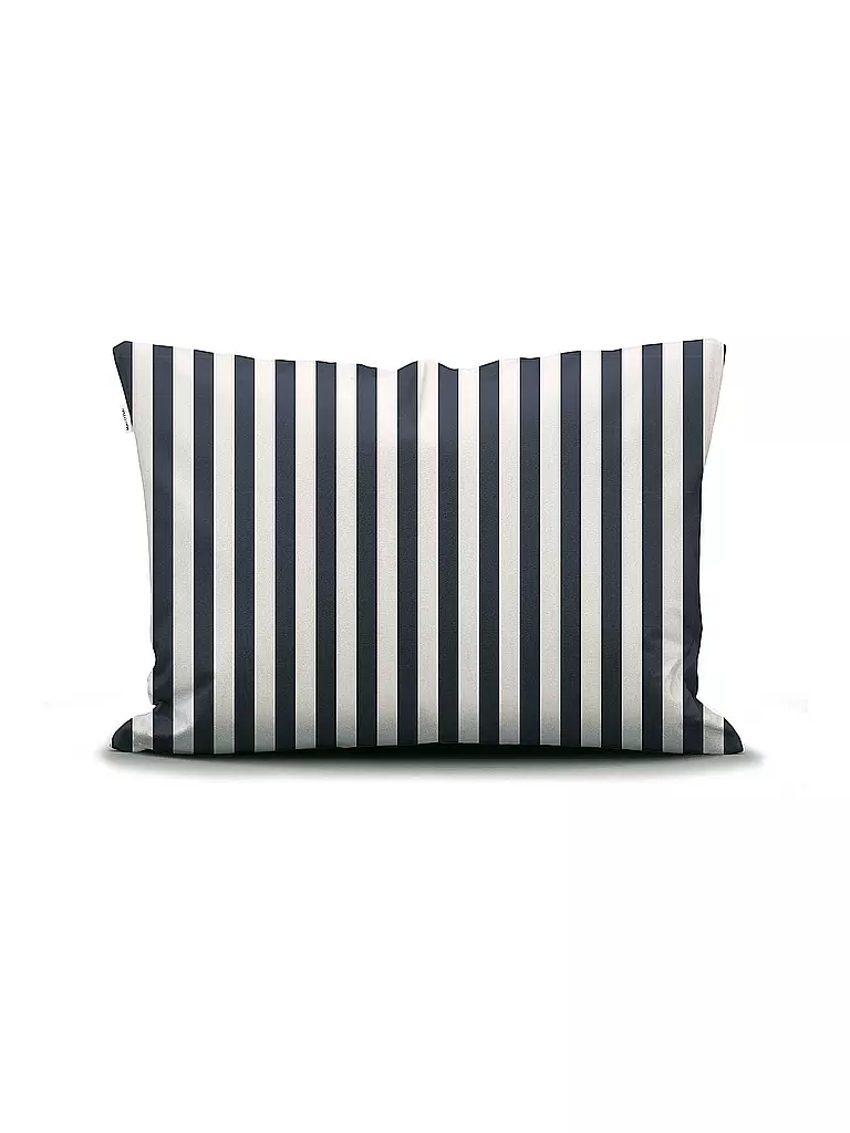 MARC O'POLO HOME Satin Bettwäsche CLASSIC STRIPE 70x90cm/140x200cm Navy  dunkelblau