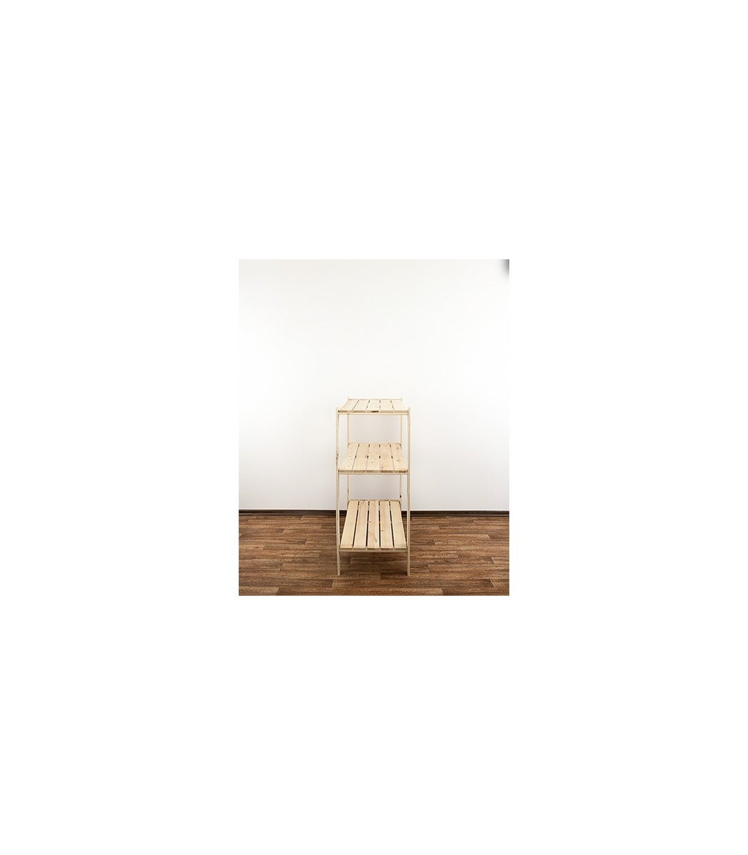 PROREGAL Houten Plank Woodland HxBxD 115 x 120 x 50 cm Plank Draagvermogen 120 kg 3 Planken Dennenhout Natuurlijk