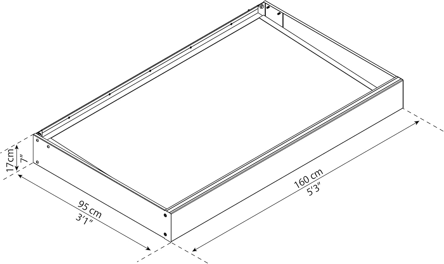 Canopia by Palram Vordach für Haustür Sophia Pultvordach 160x95cm Opalweißes Sonnenschutz Haustürvordach inkl. Regenrinne