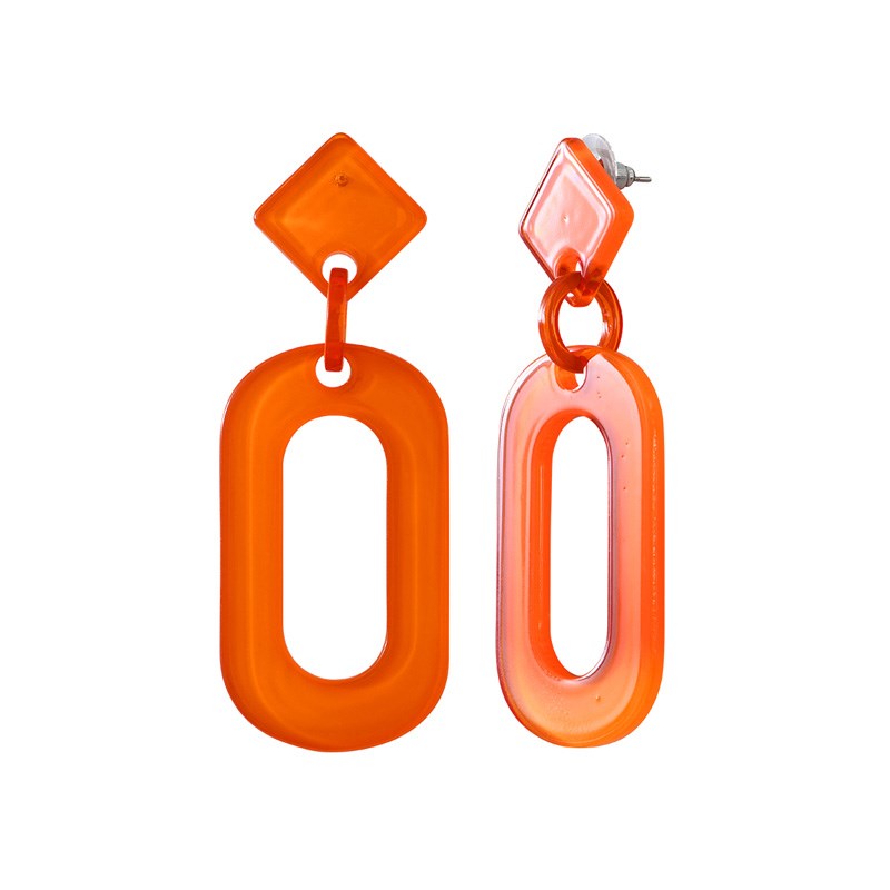 Boucles d'oreilles oranges