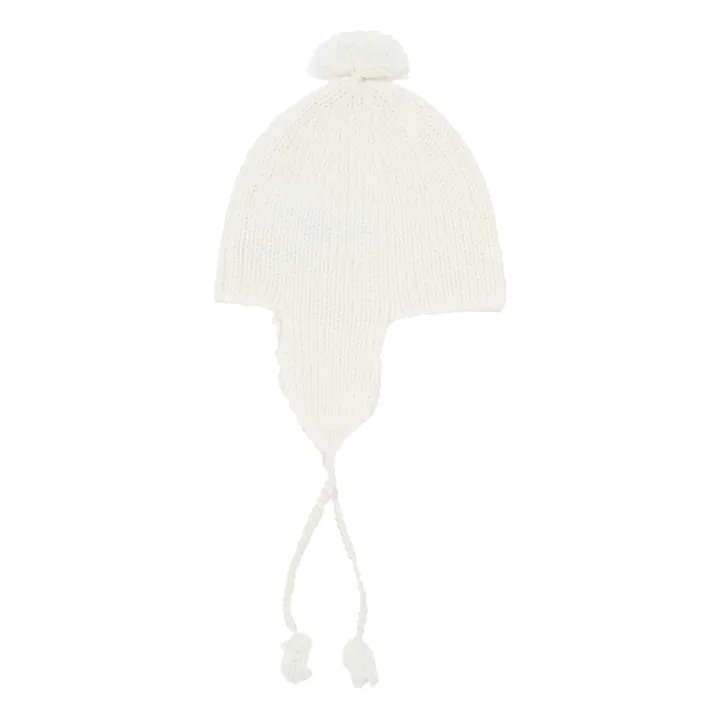 Bonpoint Bonnet Cachemire Pompon | Ecru
