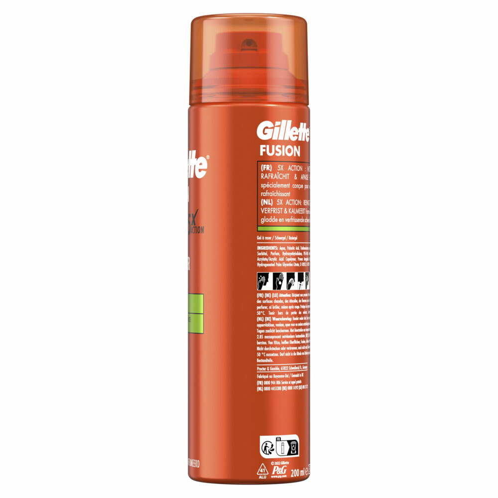 Gillette Scheergel Fusion 5 Sensitive200 ml