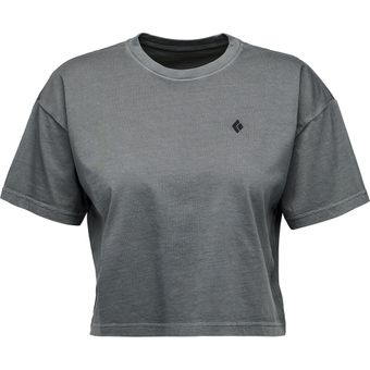 Black Diamond Diamond Crop T-Shirt Charcoal Damen