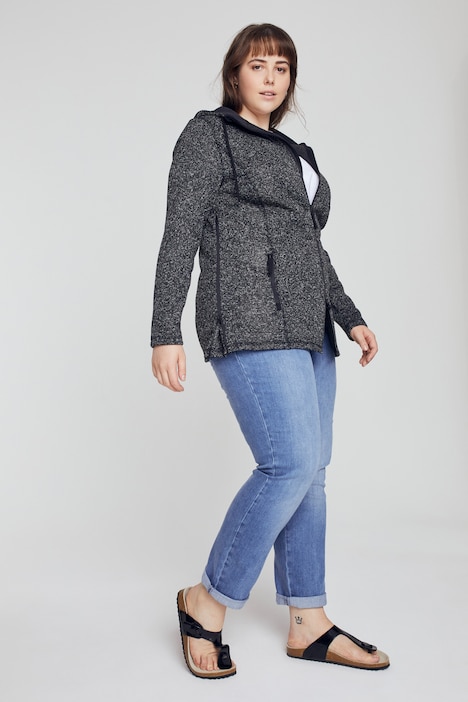 Bellieva-Sweatjacke, herausnehmbarer Einsatz