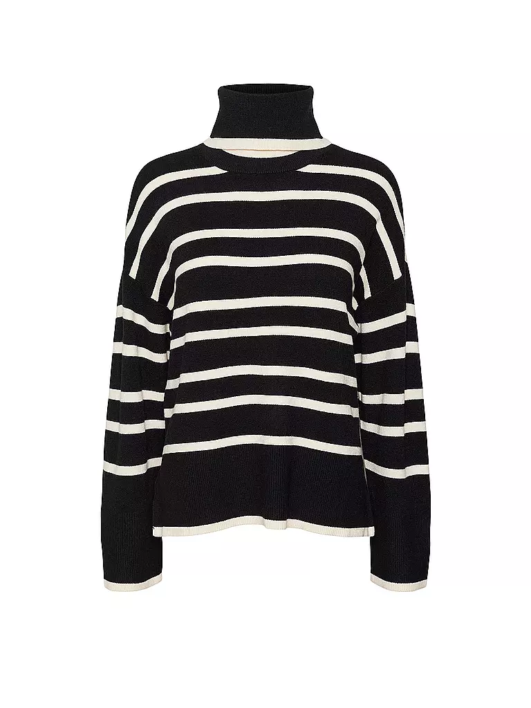 VERO MODA Rollkragenpullover VMSABA schwarz