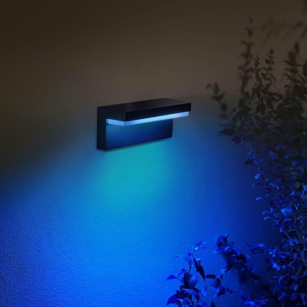 Philips Hue White & Color Ambiance Nyro wandlamp, zwart, 1000lm