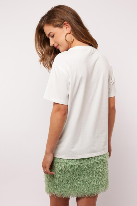 Fluresk groene dames rok