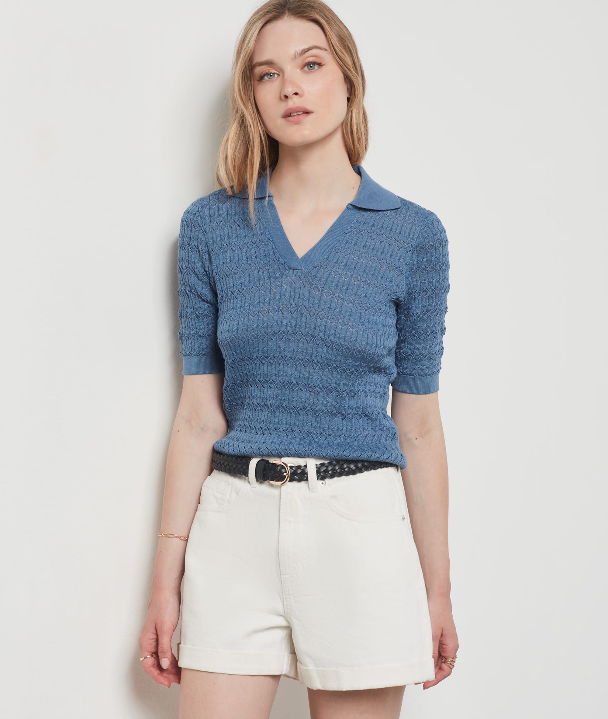 Pull manches courtes