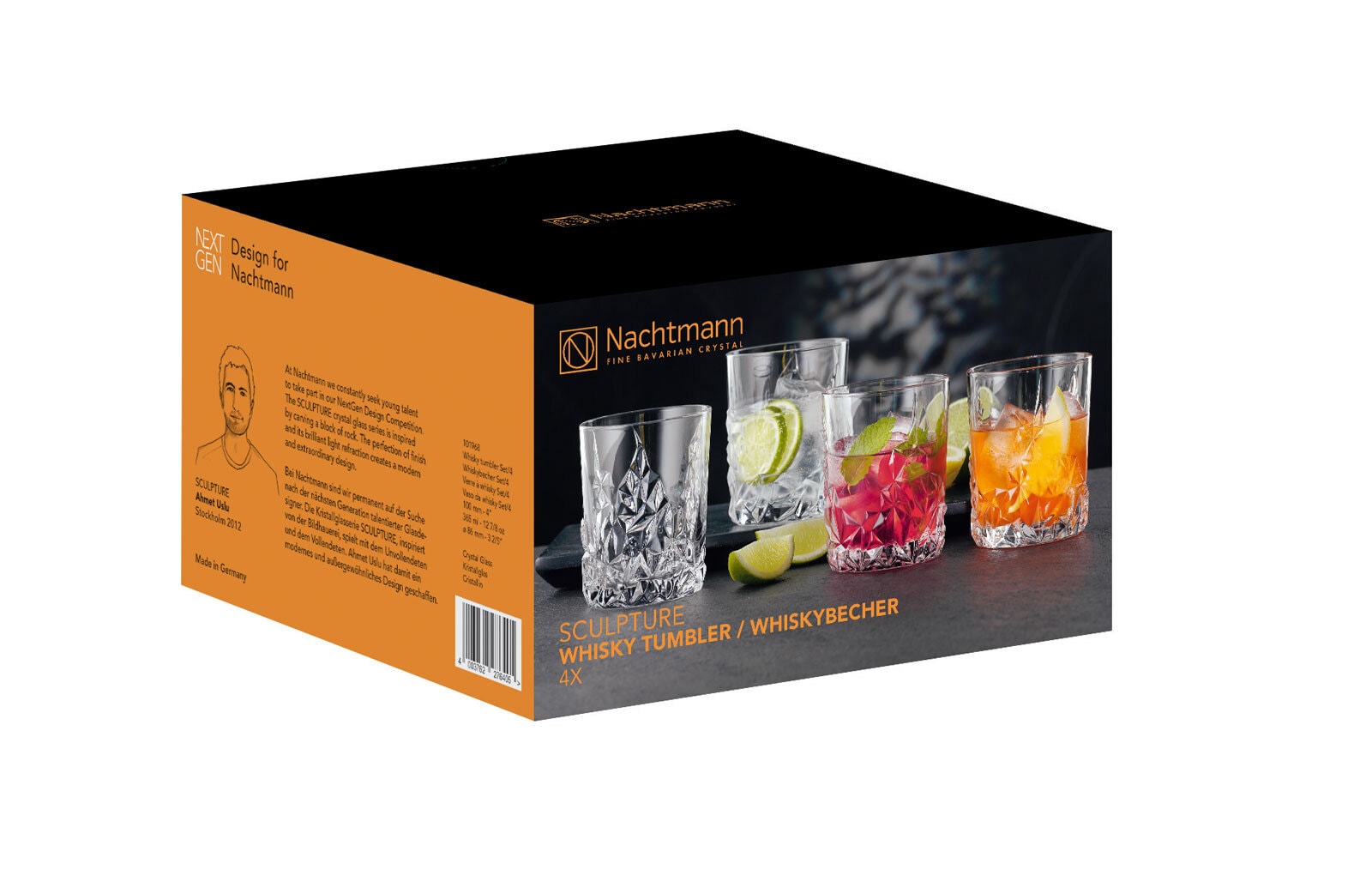 Nachtmann Whiskyglas SCULPTURE 4er Set Kristallglas