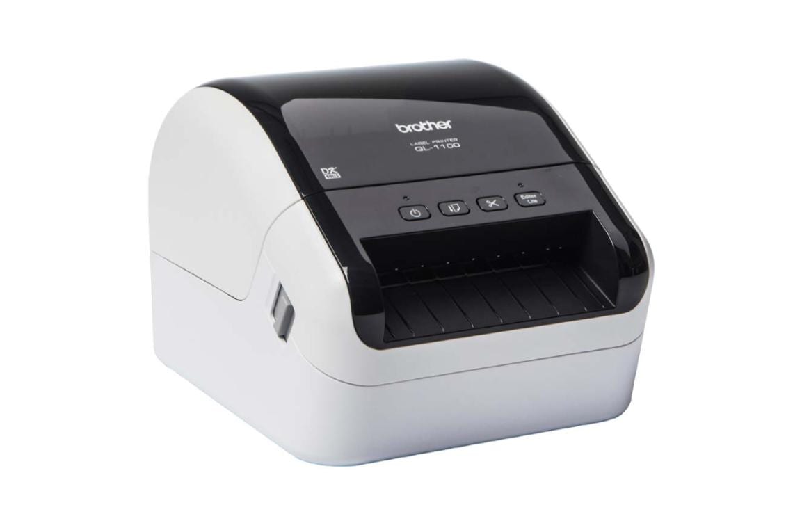 Etikettendrucker P-touch QL-1100<br>Schneller Thermodirektdrucker für breite Versand- und Barcodeetiketten