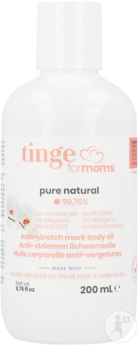 Tinge Maman Huile Corporelle Anti-Vergetures Flacon 200ml