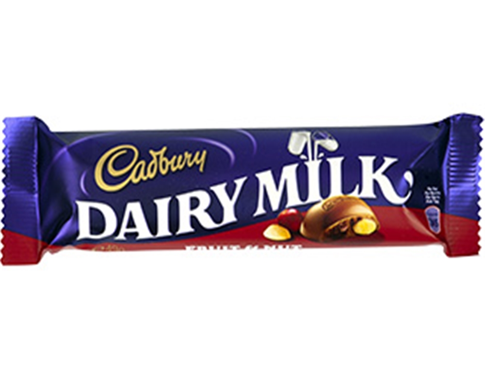 CHOCOLATE CADBURY DAIRY MILK FRUIT & NUT 49G