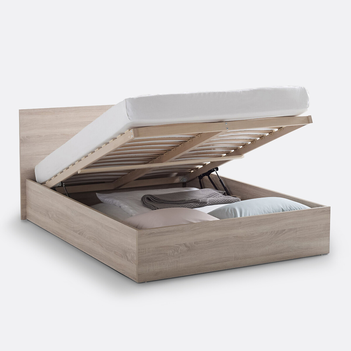 LA REDOUTE INTERIEURS<br>Cama baú com estrado de ripas rebatível, Cladie