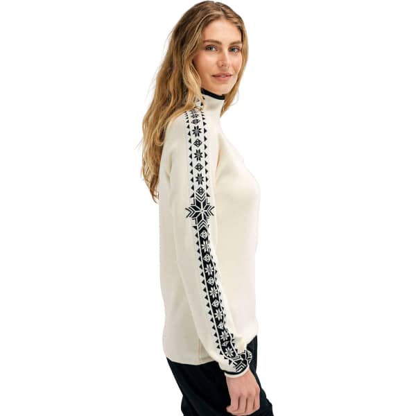 Pull DALE OF NORWAY GEILO W SWEATER OFFWHITE BLACK
