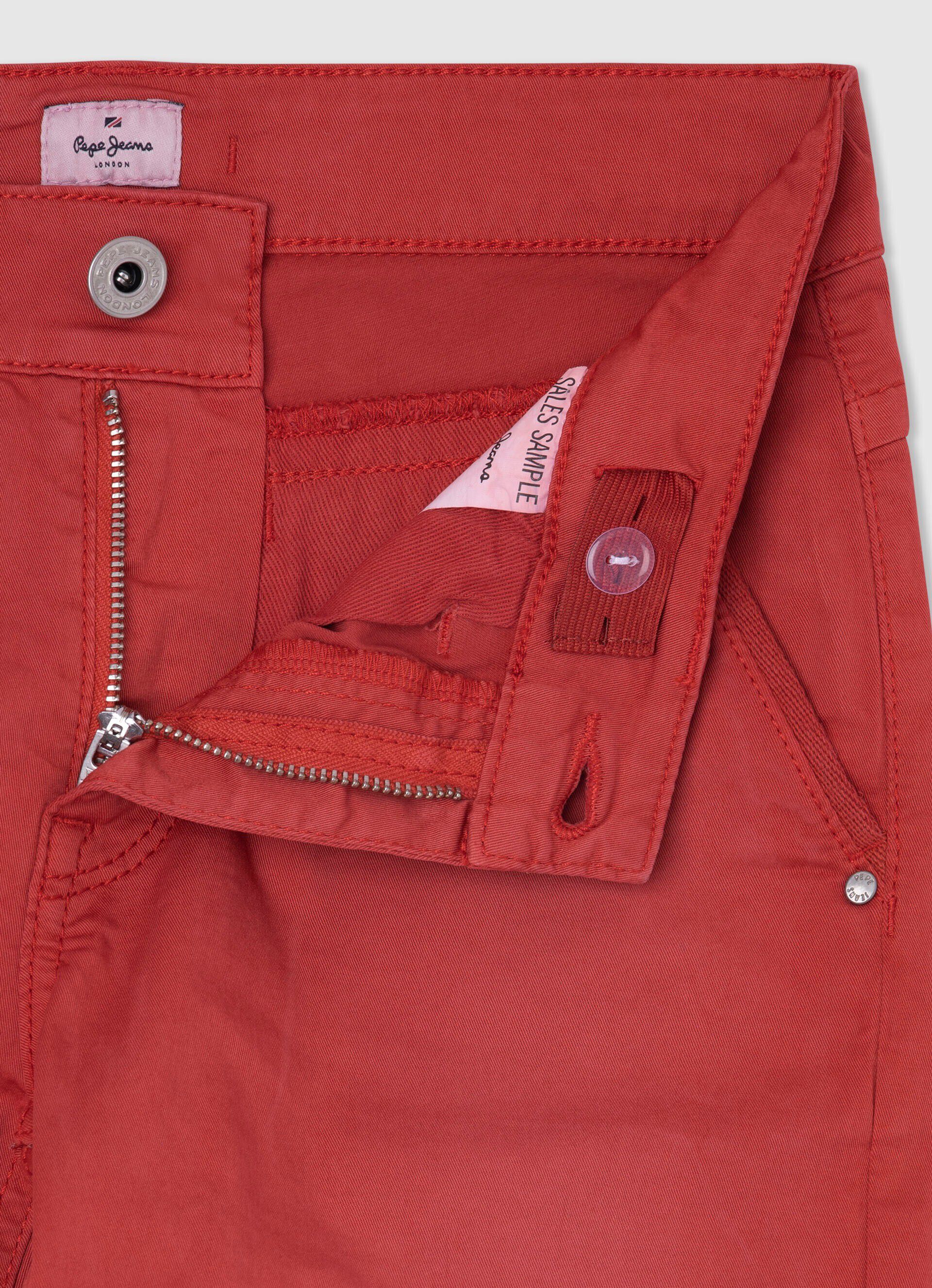 Bermuda Chinesa Regular Fit - vermelho estúdio