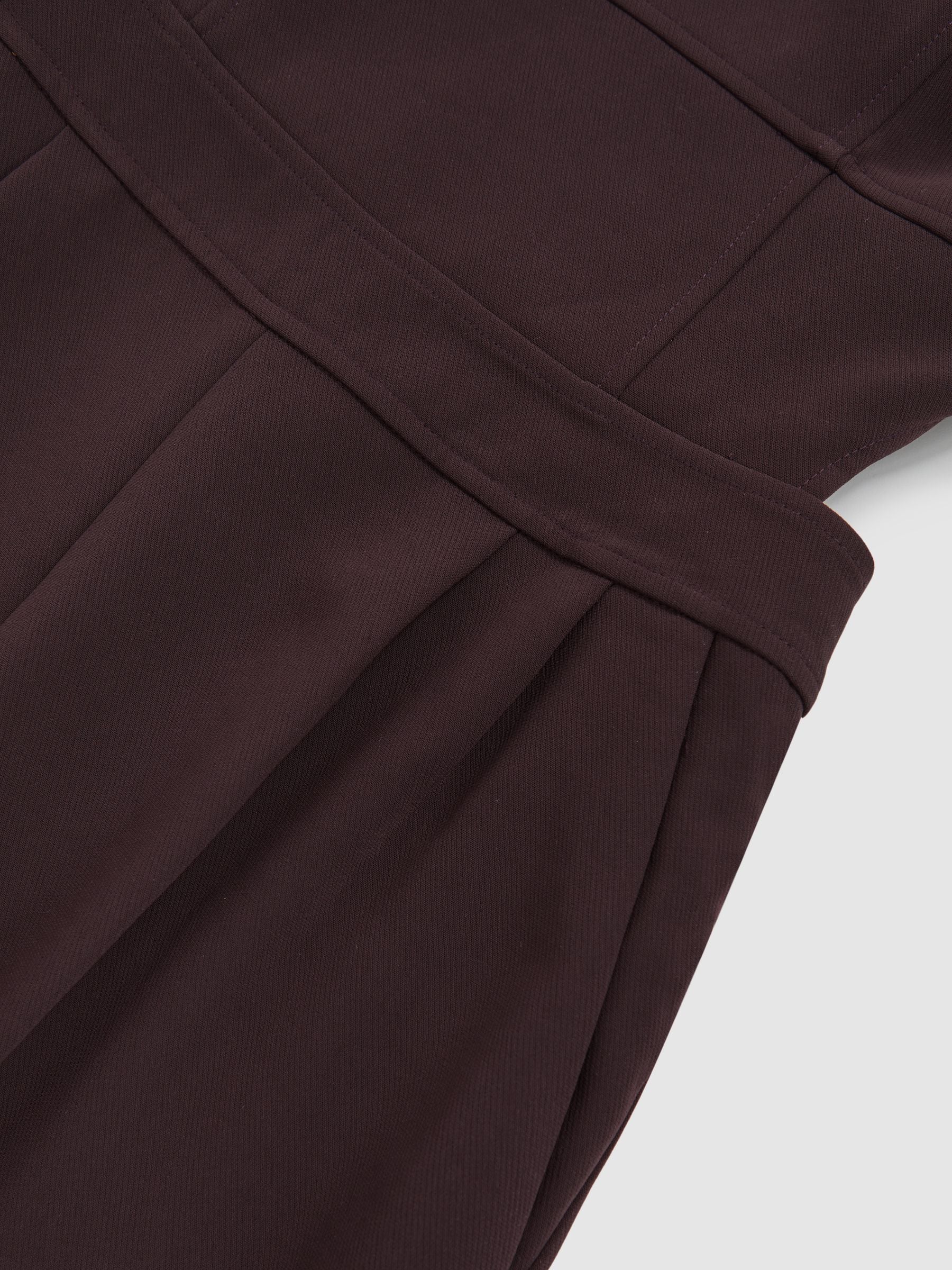 Bordeauxrood - Reiss Dion Wide-Leg Cut-Out Jumpsuit