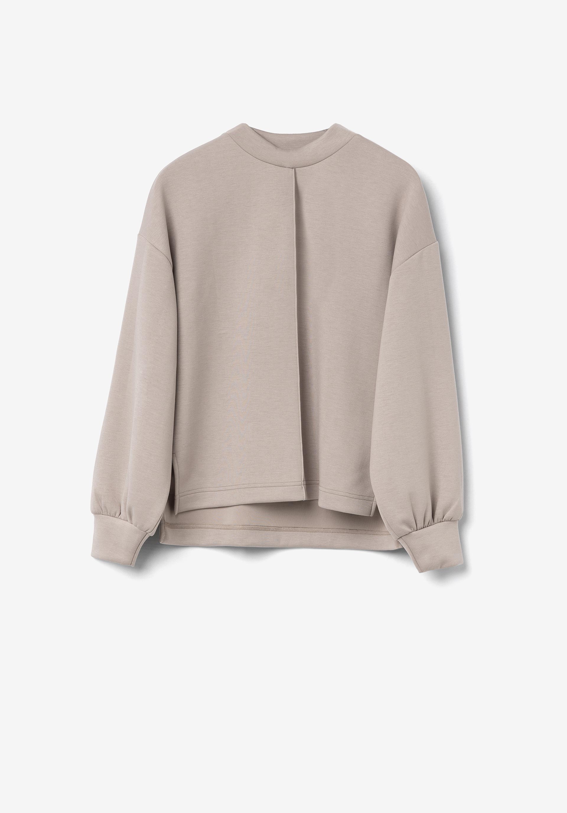 Sweatshirt com Pormenor de Costura