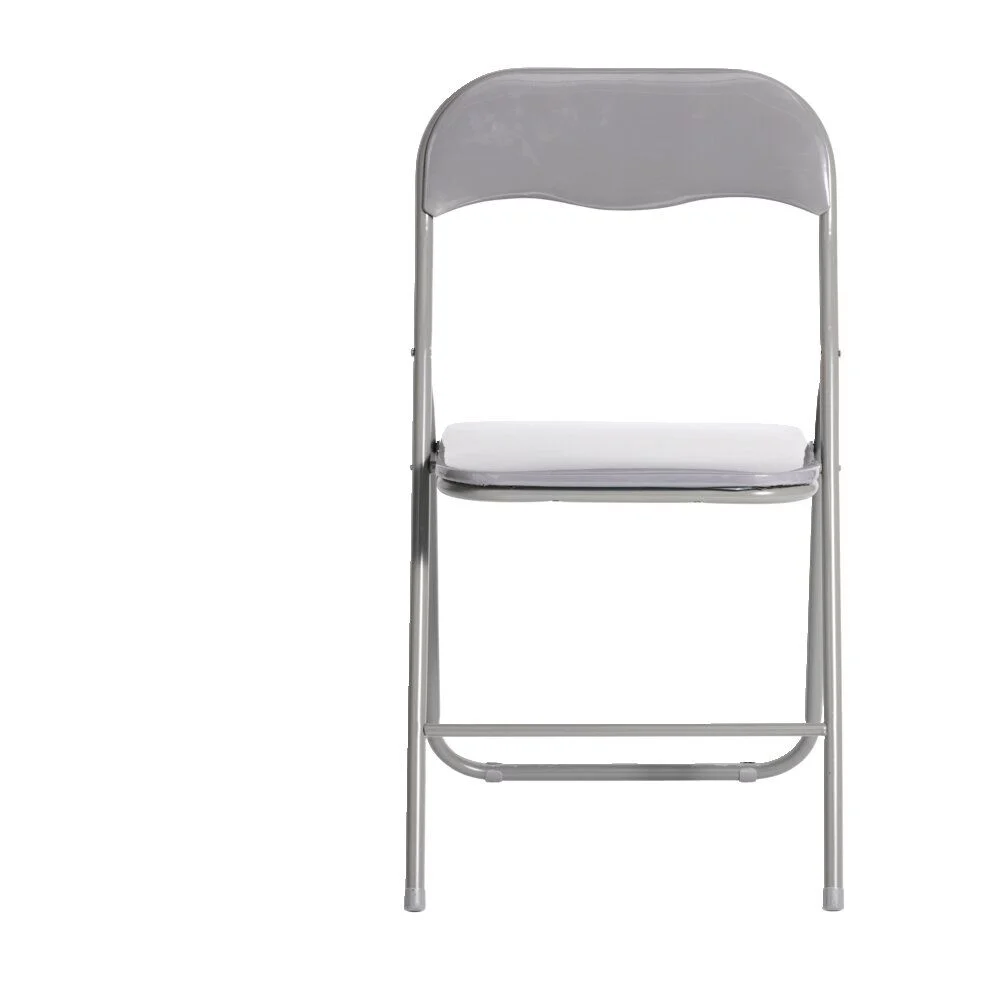 Chaise pliante Tracy métal gris foncé L49xP49xH79cm