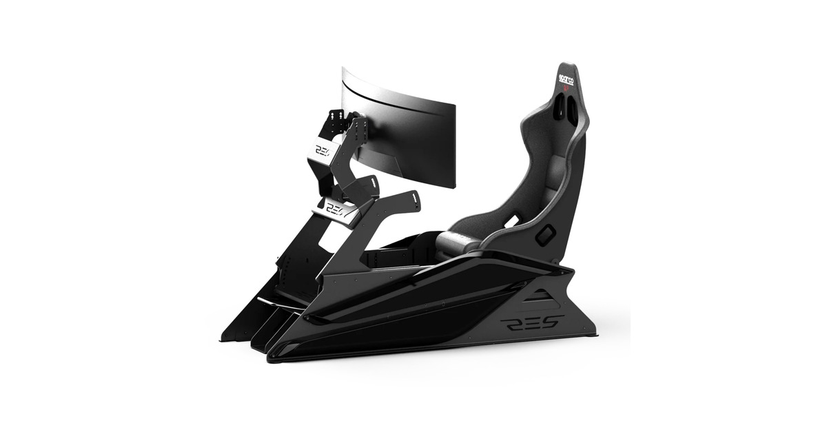 Res-TechGT Cockpit racing simulator  (Zwart/hoogglans zwart)