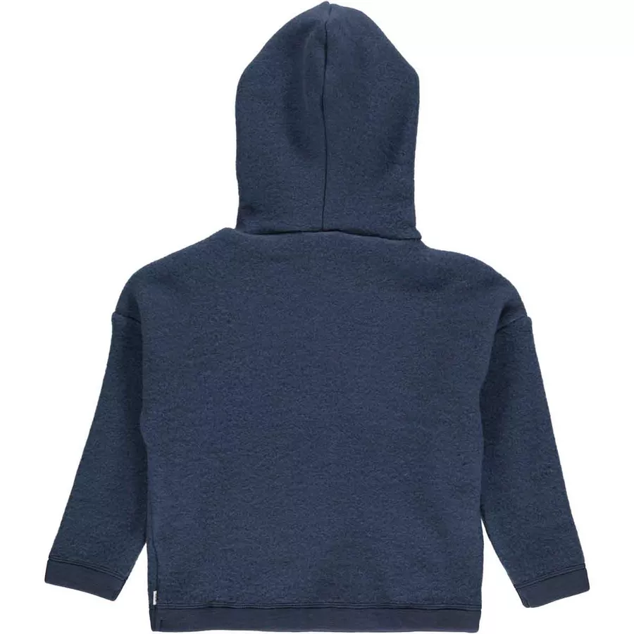 Müsli Hoodie aus Merinowolle blue